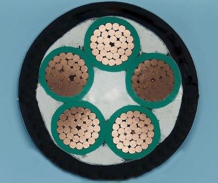 YJV、YJLV5芯5*120、150、185、240、300平方電纜外徑、載流量表(圖1)